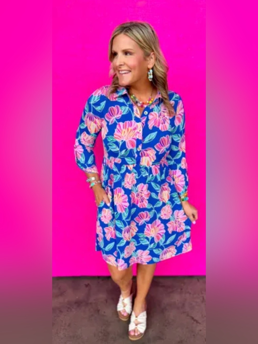 Dear Scarlett wrinkle free size small dress . Ptp us 17. NWT